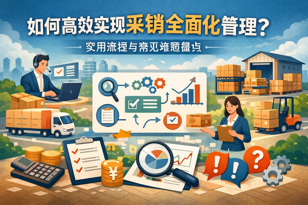 如何高效实现采销全面化管理？实用流程与常见难题盘点