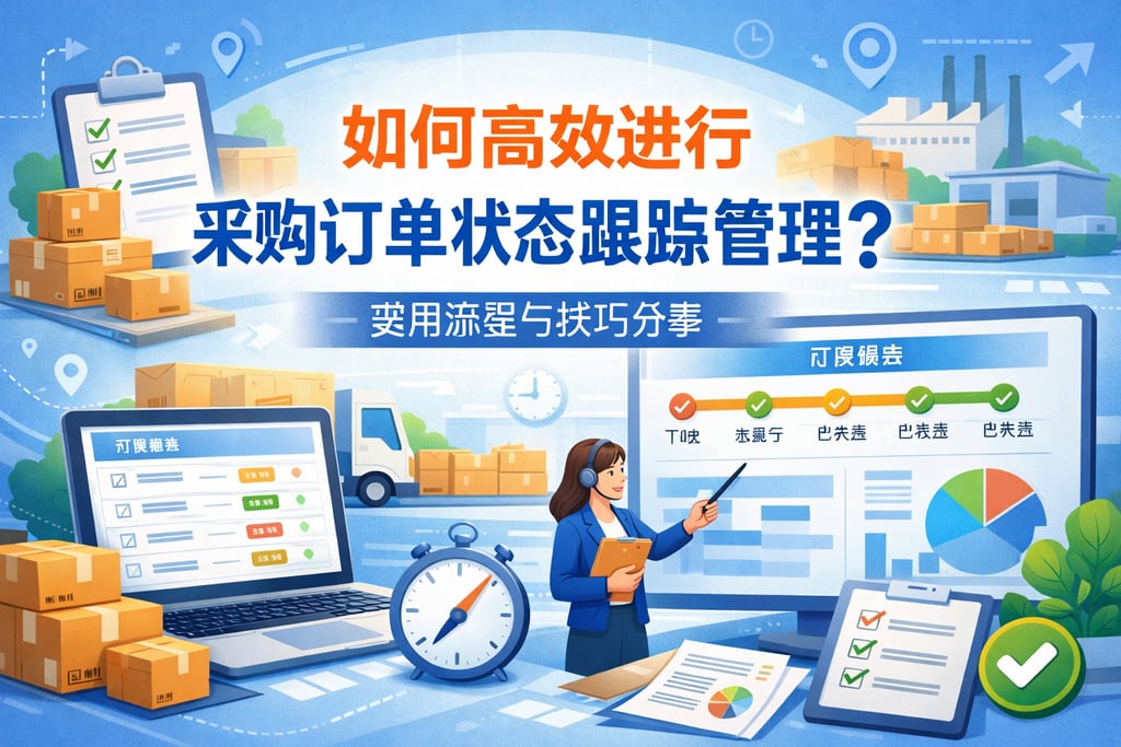 如何高效进行采购订单状态跟踪管理？实用流程与技巧分享