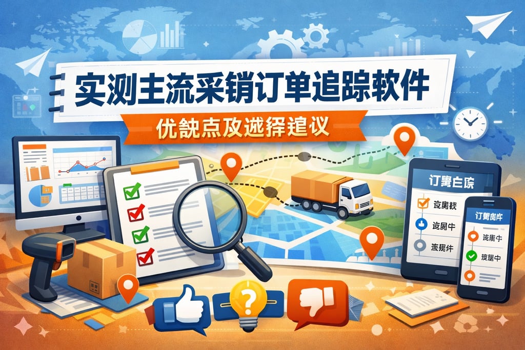 实测主流采销订单追踪软件优缺点及选择建议