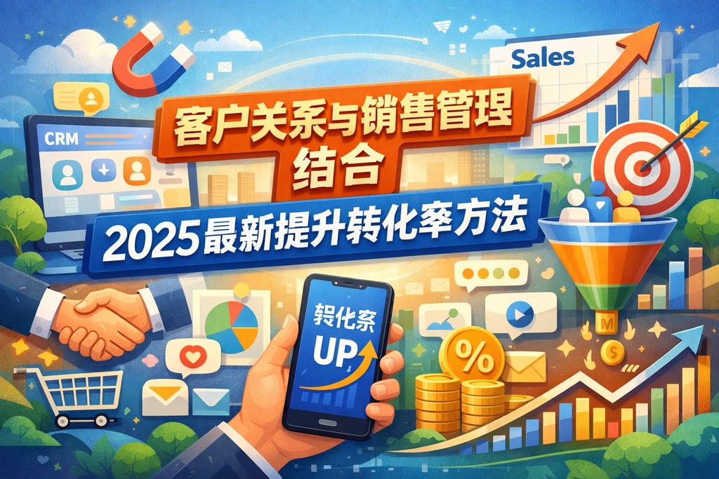 客户关系与销售管理结合，2025最新提升转化率方法