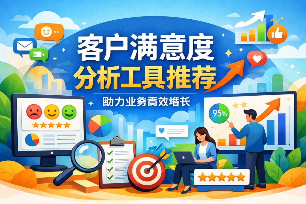 客户满意度分析工具推荐，助力业务高效增长