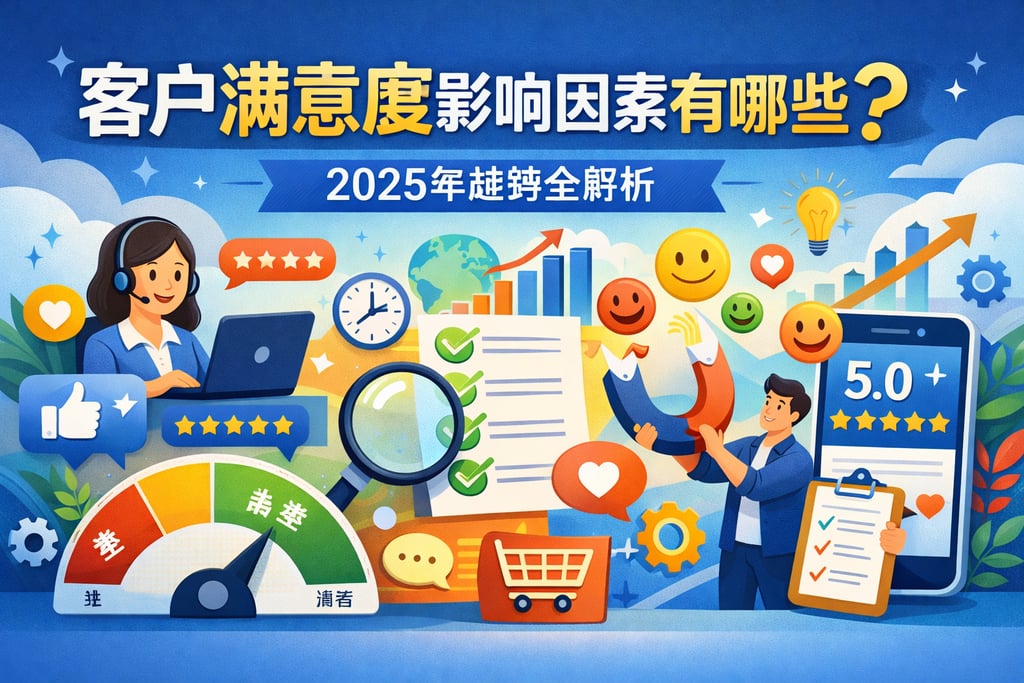 客户满意度影响因素有哪些？2025年趋势全解析
