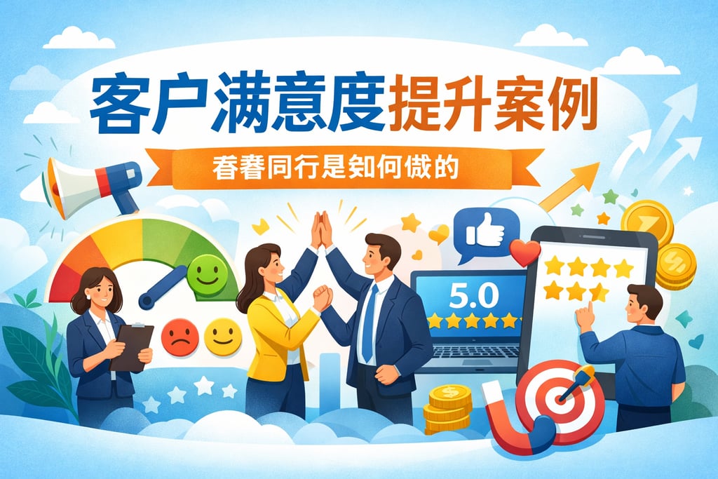 客户满意度提升案例，看看同行是如何做的