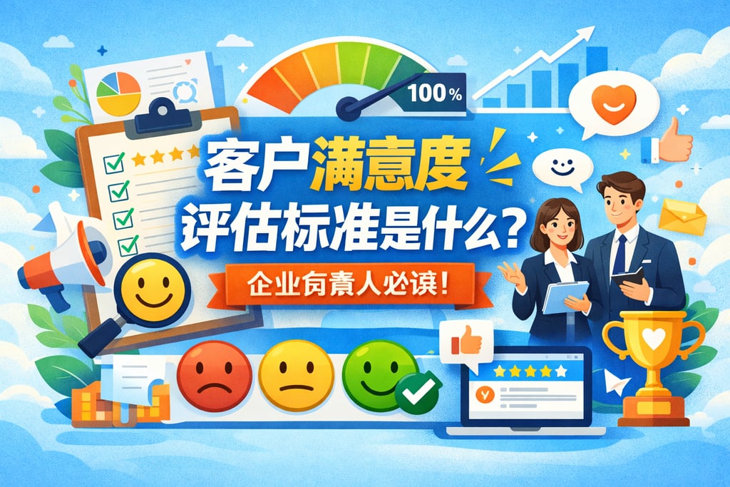 客户满意度评估标准是什么？企业负责人必读