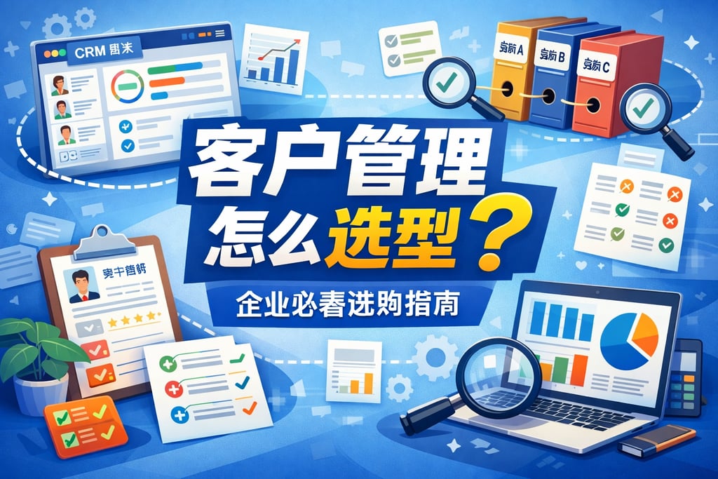 客户管理怎么选型？企业必看选购指南