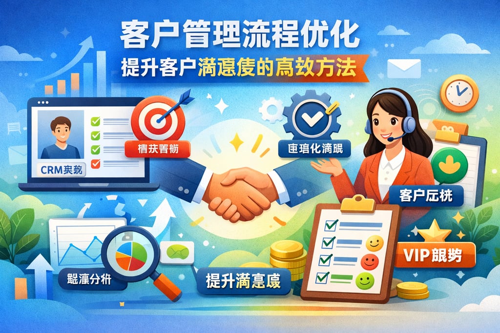客户管理流程优化，提升客户满意度的高效方法