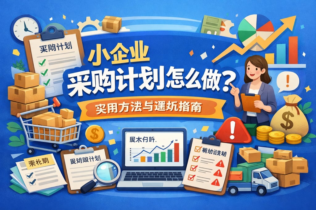 小企业采购计划怎么做？实用方法与避坑指南