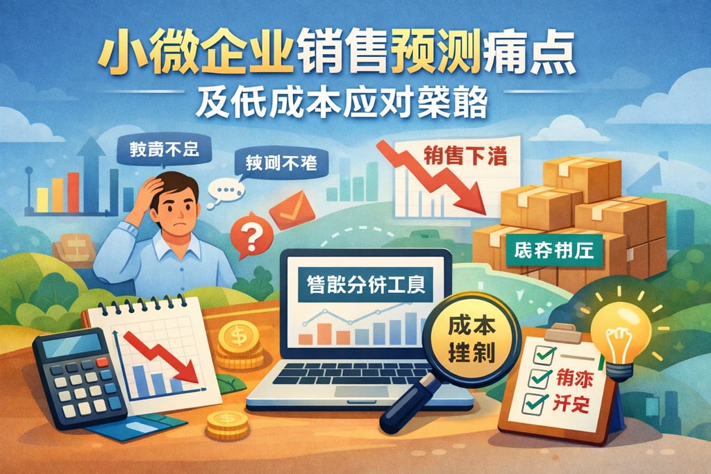 小微企业销售预测痛点及低成本应对策略