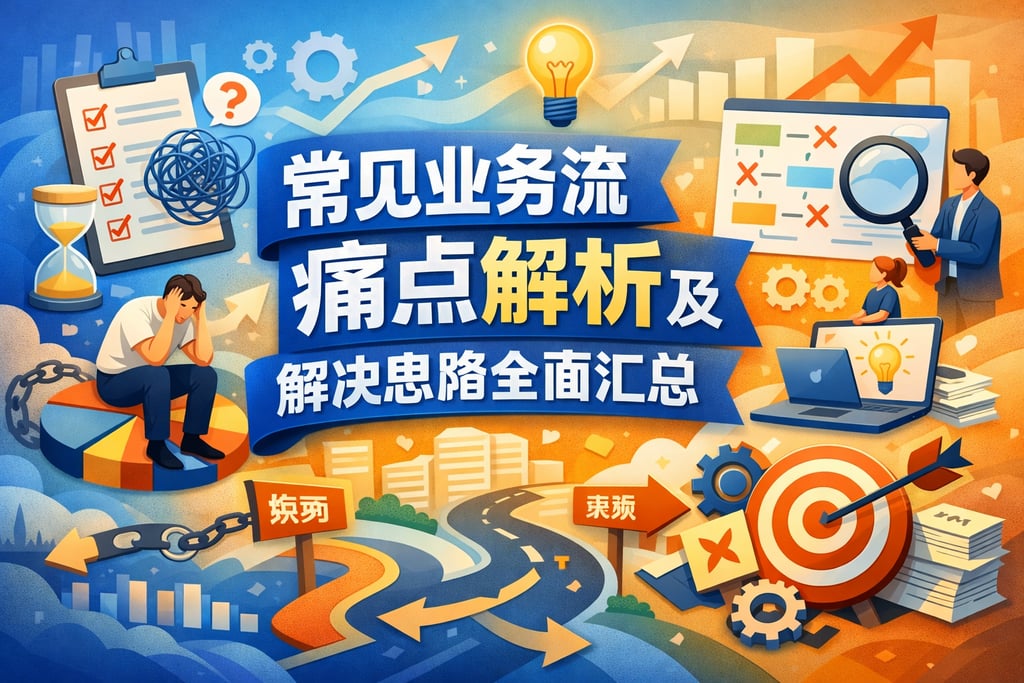 常见业务流痛点解析及解决思路全面汇总