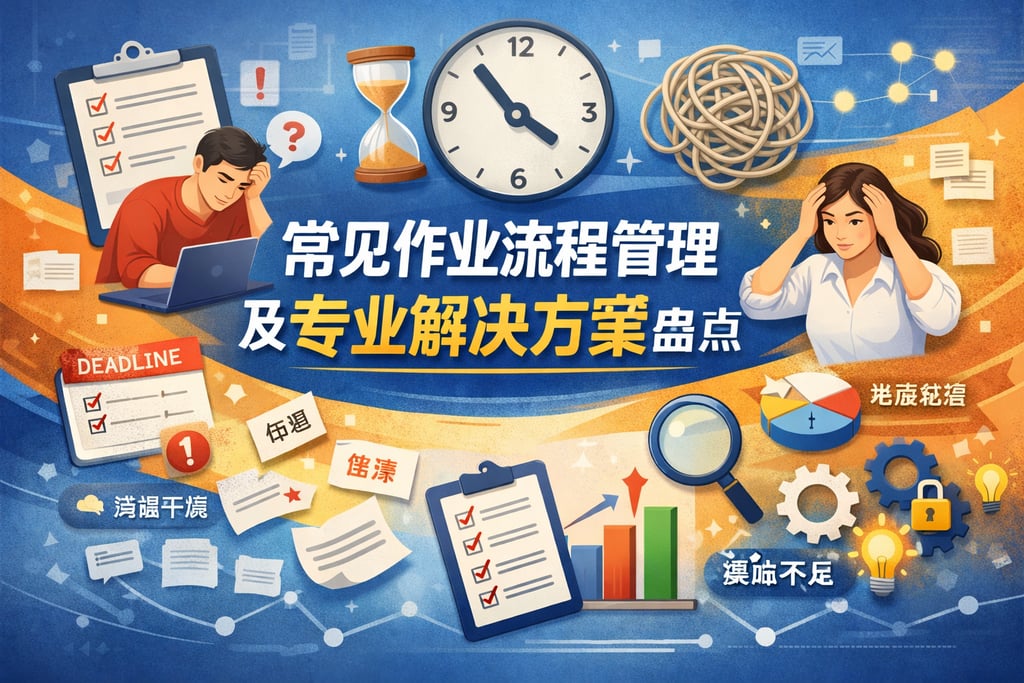 常见作业流程管理难题及专业解决方案盘点