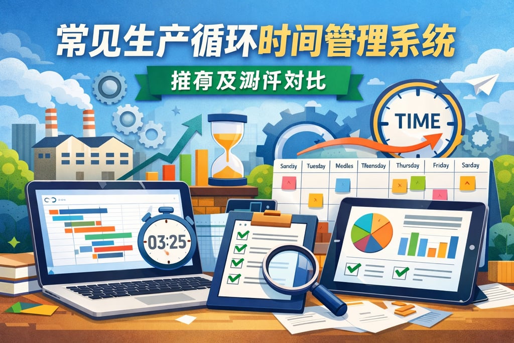 常见生产循环时间管理系统软件推荐及测评对比