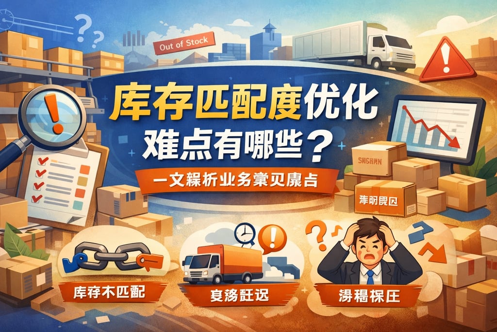 库存匹配度优化难点有哪些？一文解析业务常见痛点