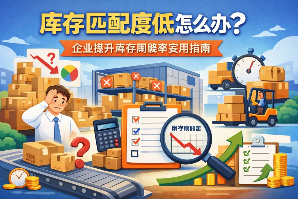 库存匹配度低怎么办？企业提升库存周转率实用指南