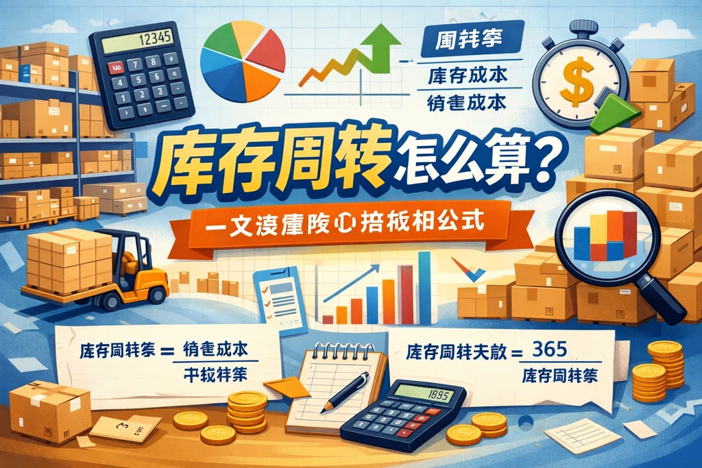 库存周转怎么算？一文读懂核心指标和公式