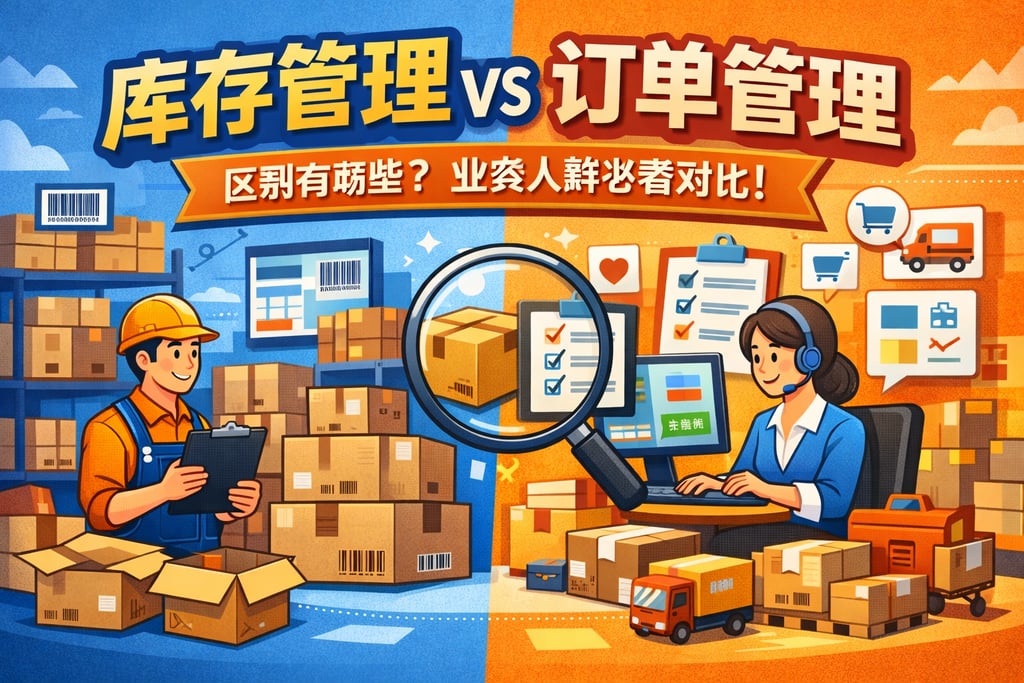 库存管理和订单管理的区别有哪些？业务人群必看对比
