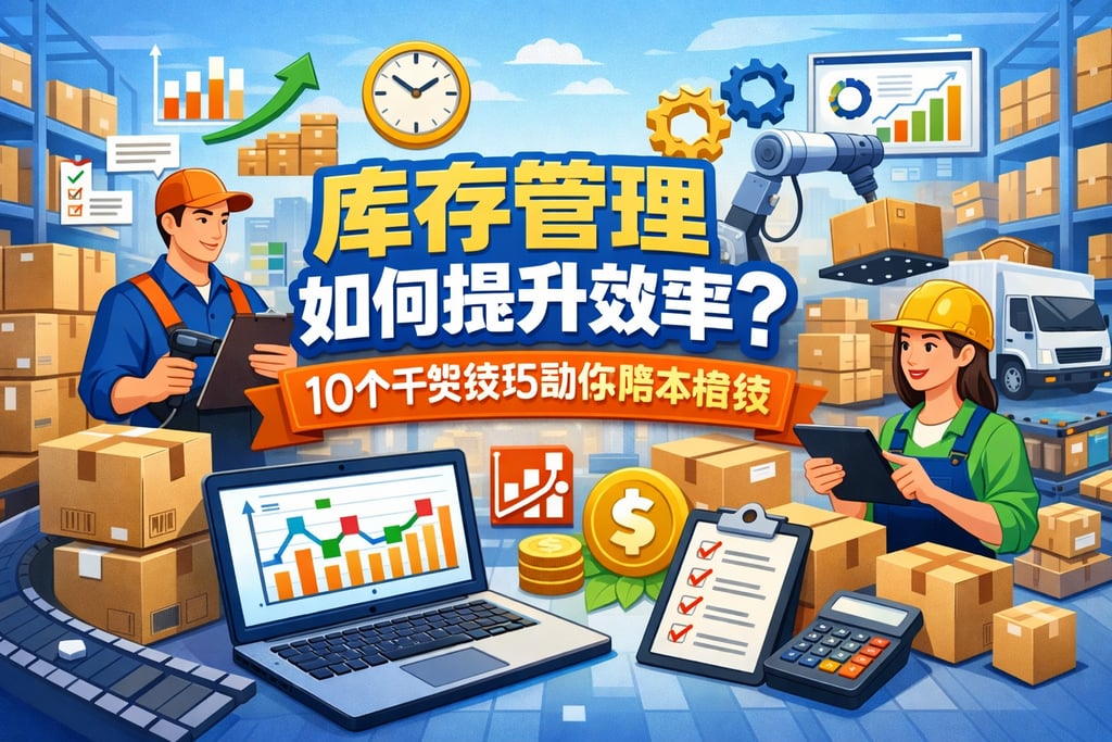 库存管理如何提升效率？10个干货技巧助你降本增效