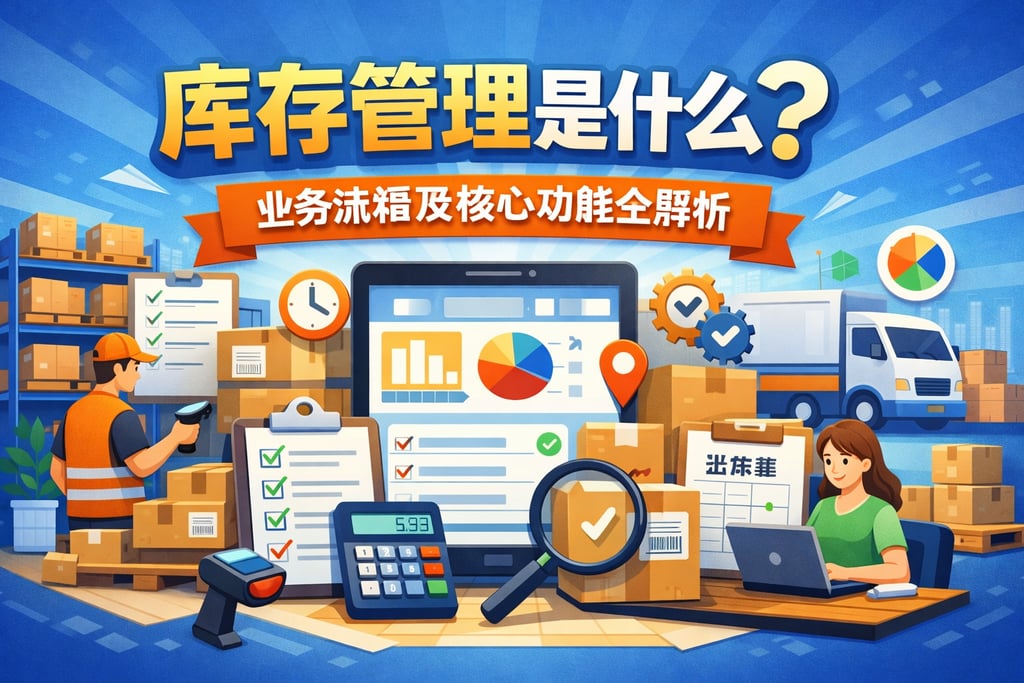 库存管理是什么？业务流程及核心功能全解析