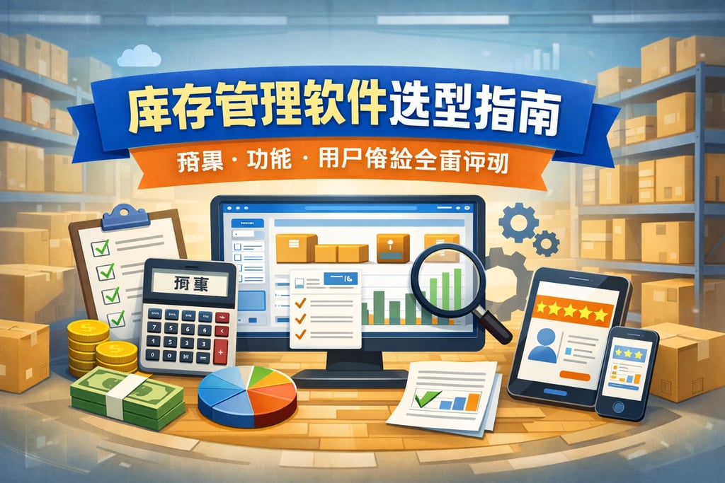 库存管理软件选型指南：预算、功能、用户体验全面评测