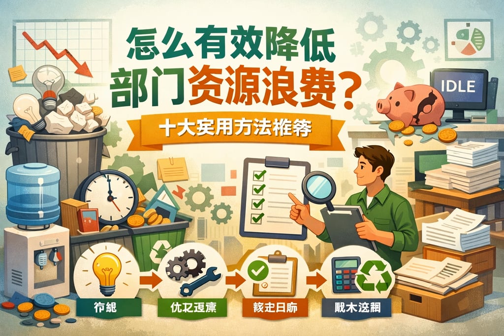 怎么有效降低部门资源浪费？十大实用方法推荐