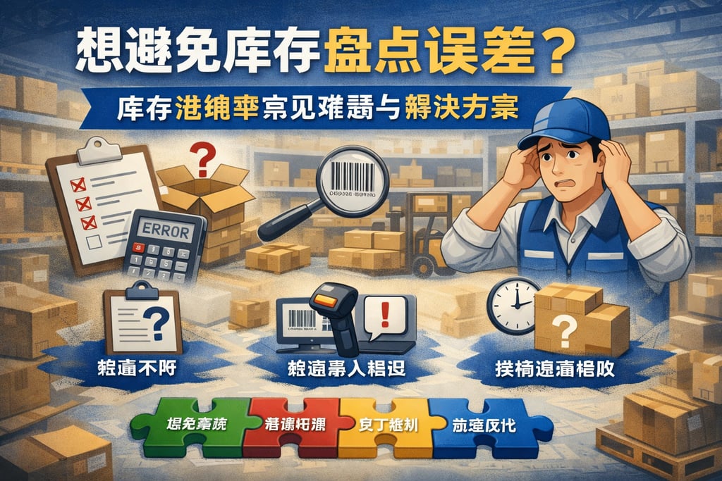 想避免库存盘点误差？库存准确率常见难题与解决方案