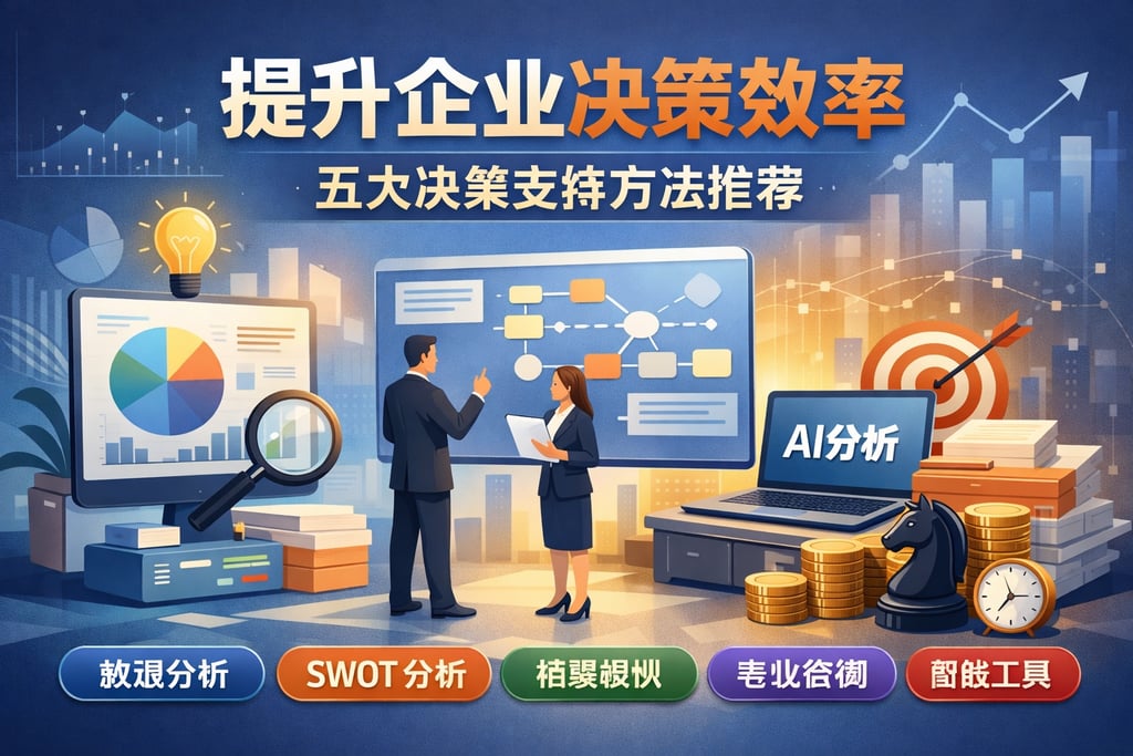 提升企业决策效率的五大决策支持方法推荐