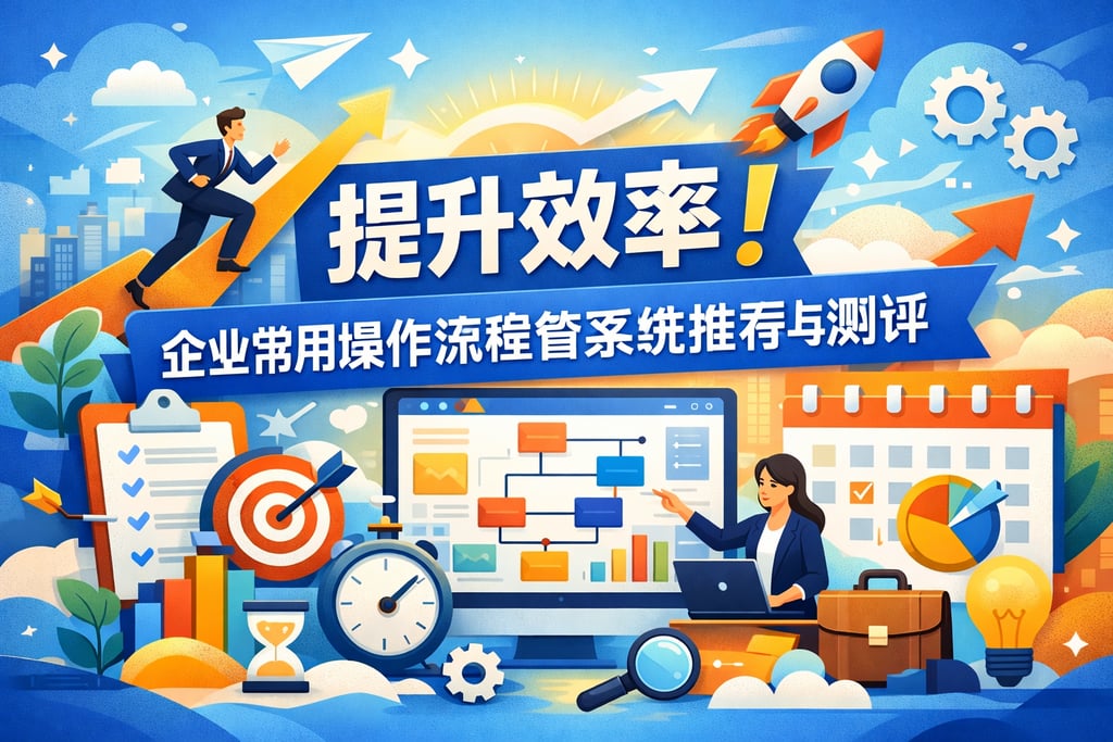 提升效率！企业常用操作流程管理系统推荐与测评