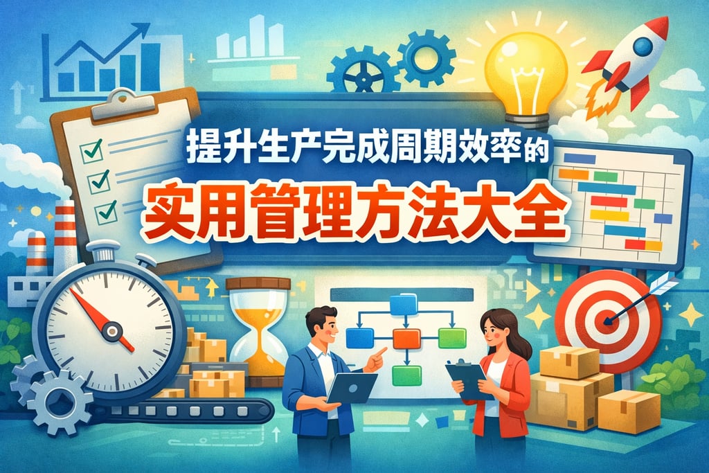 提升生产完成周期效率的实用管理方法大全