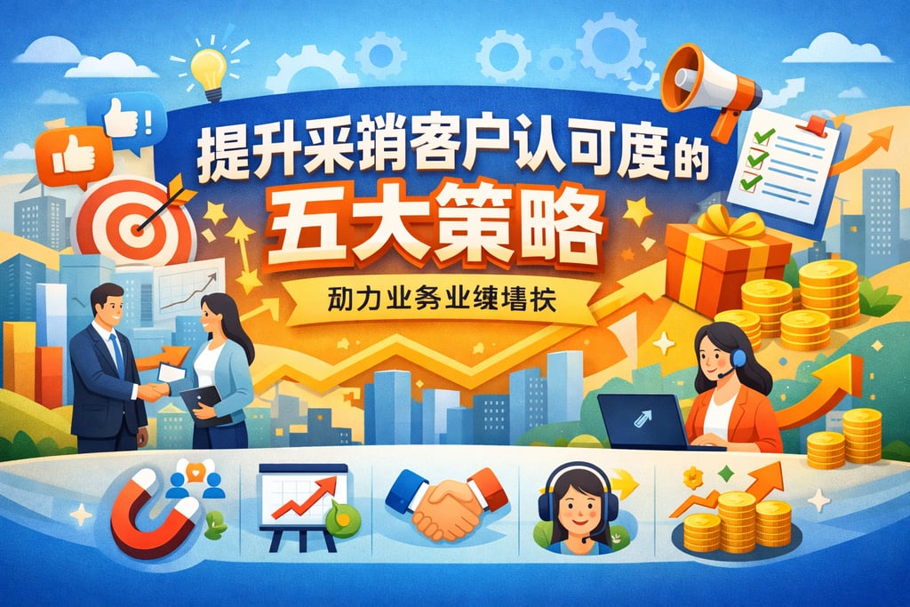 提升采销客户认可度的五大策略，助力业务业绩增长