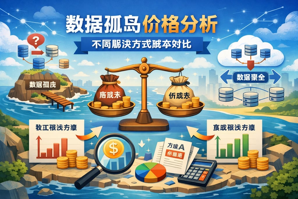 数据孤岛价格分析，不同解决方式成本对比