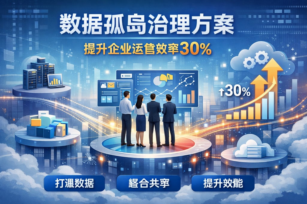 数据孤岛治理方案，提升企业运营效率百分之三十
