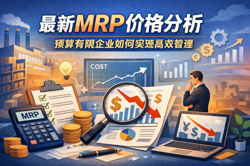 最新MRP价格分析，预算有限企业如何实现高效管理