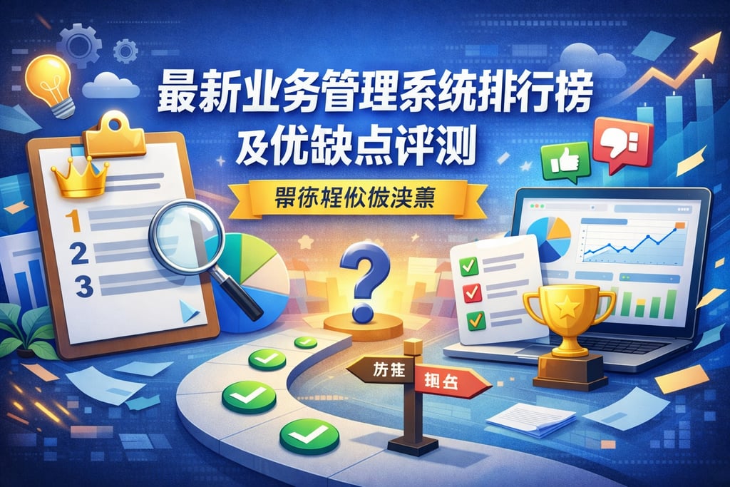 最新业务管理系统排行榜及优缺点评测，帮你轻松做决策