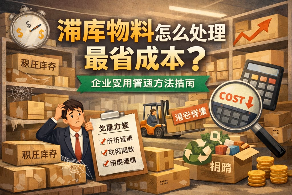 滞库物料怎么处理最省成本？企业实用管理方法指南