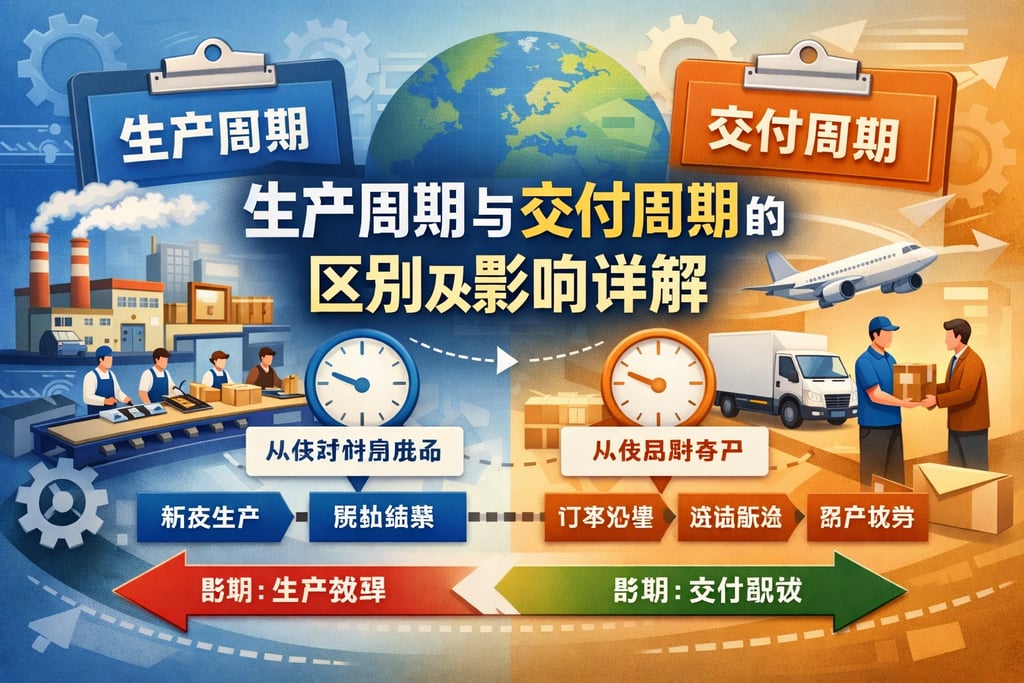 生产周期与交付周期的区别及影响详解
