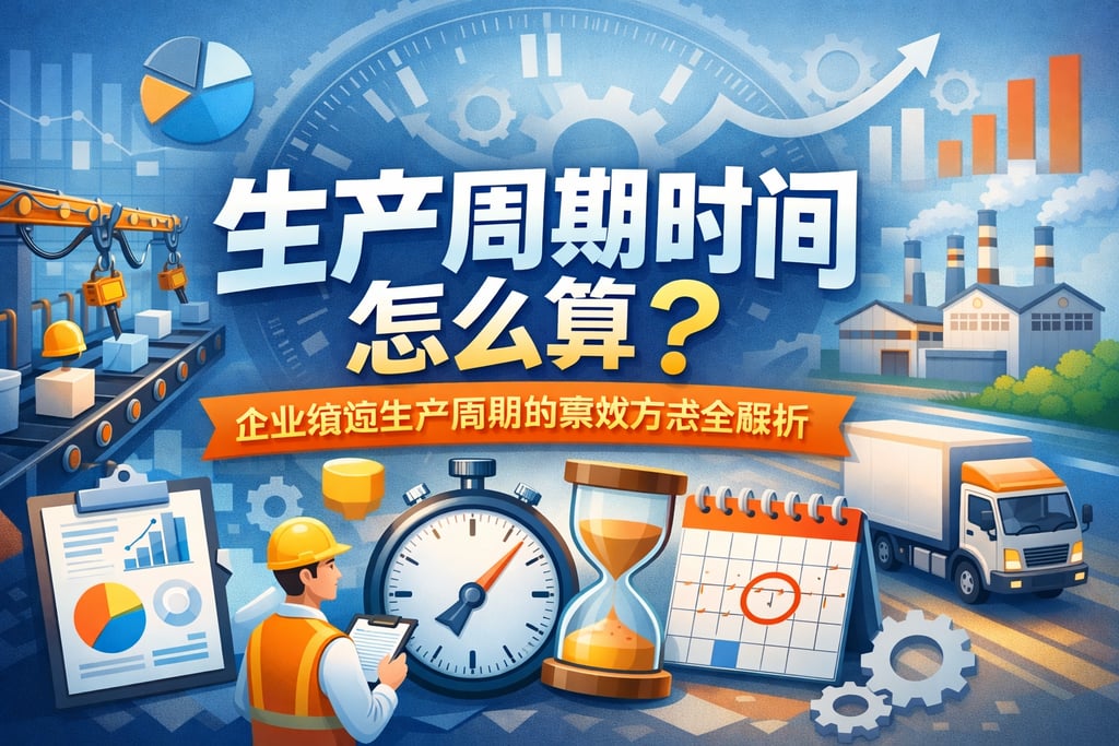生产周期时间怎么算？企业缩短生产周期的高效方法全解析