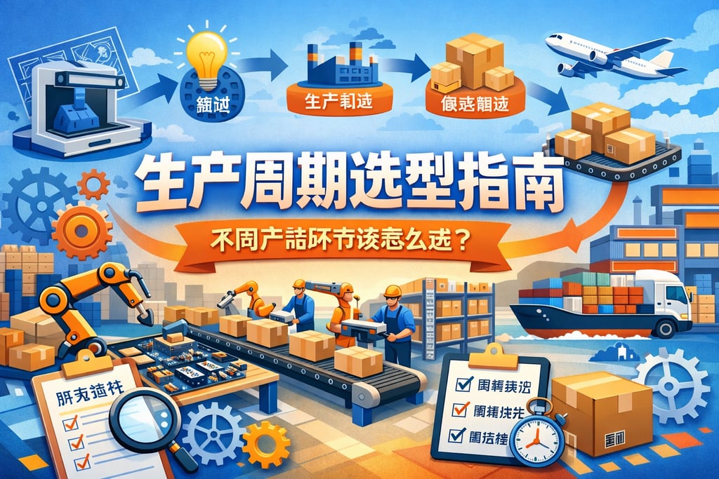 生产周期选型指南：不同产品环节该怎么选