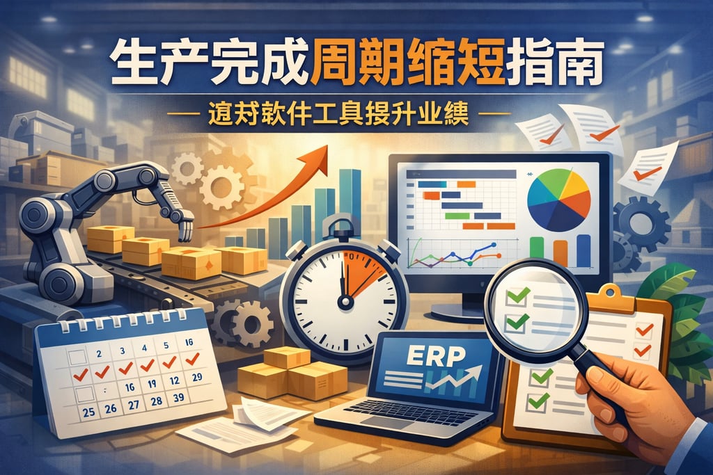 生产完成周期缩短指南：选对软件工具提升业绩