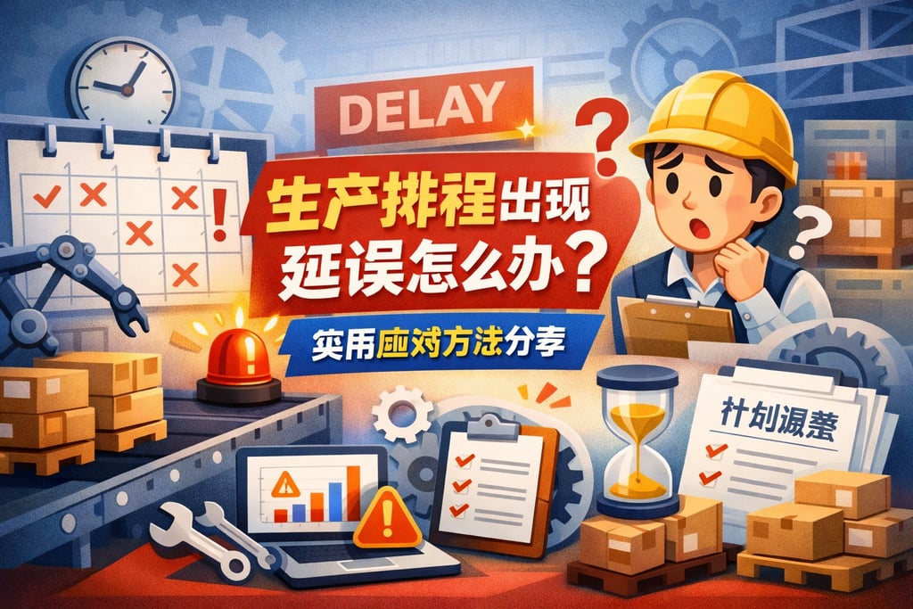 生产排程出现延误怎么办？实用应对方法分享