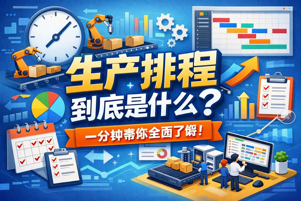 生产排程到底是什么？一分钟带你全面了解