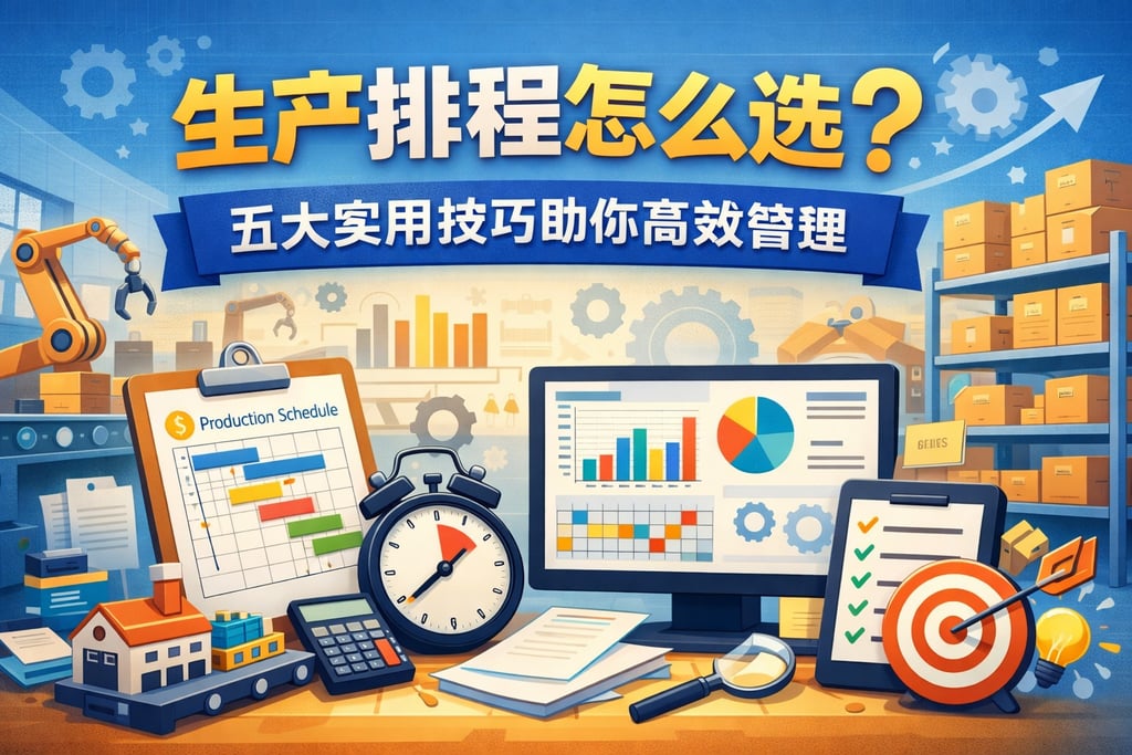生产排程怎么选？五大实用技巧助你高效管理