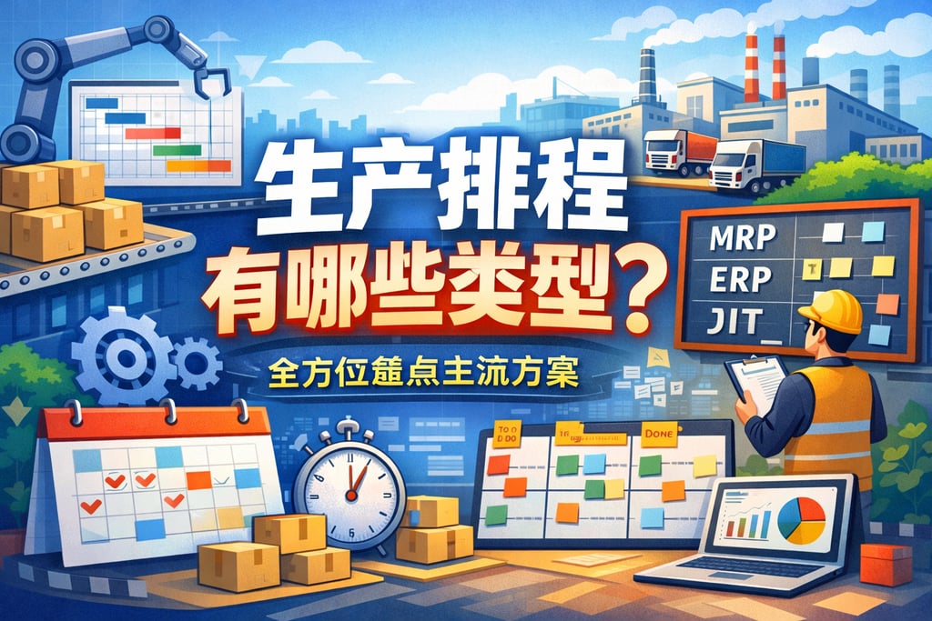 生产排程有哪些类型？全方位盘点主流方案