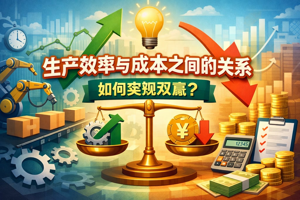 生产效率与成本之间的关系，如何实现双赢？