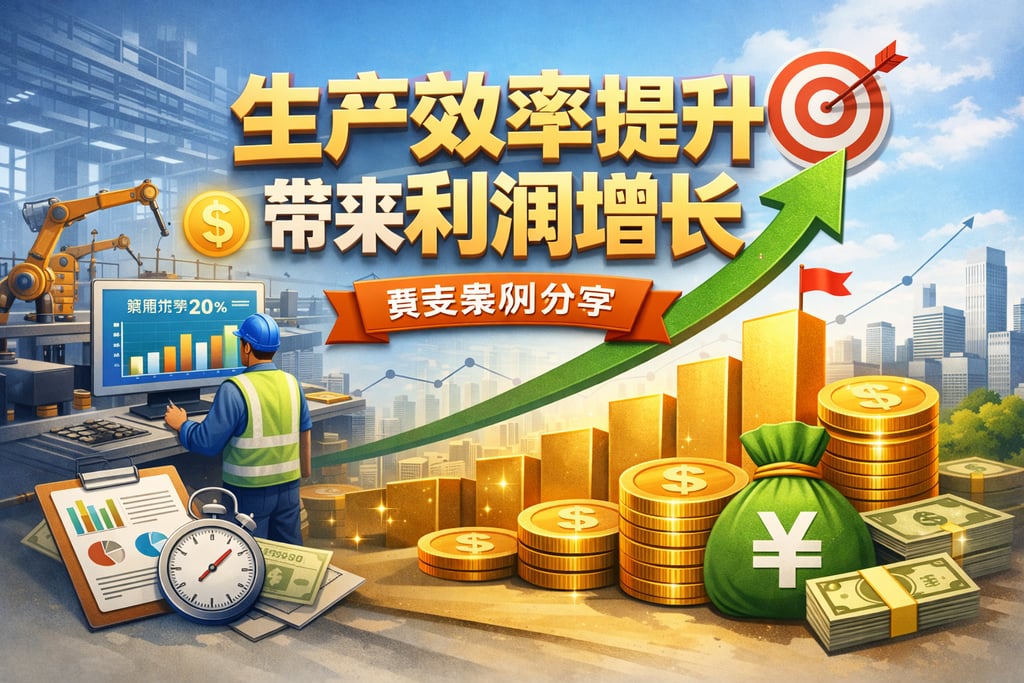 生产效率提升带来的利润增长，真实案例分享
