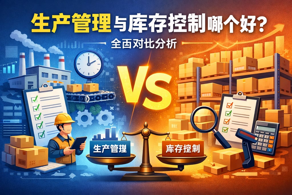 生产管理与库存控制哪个好？全面对比分析
