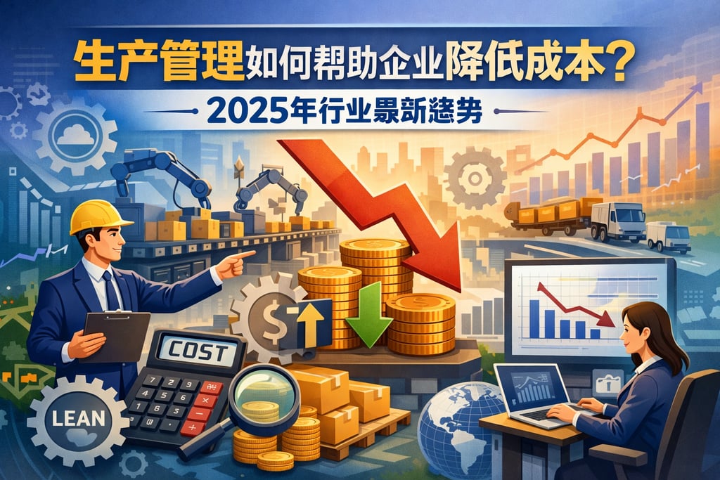 生产管理如何帮助企业降低成本？2025年行业最新趋势