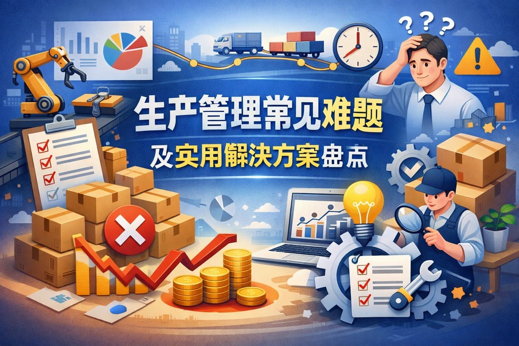 生产管理常见难题及实用解决方案盘点
