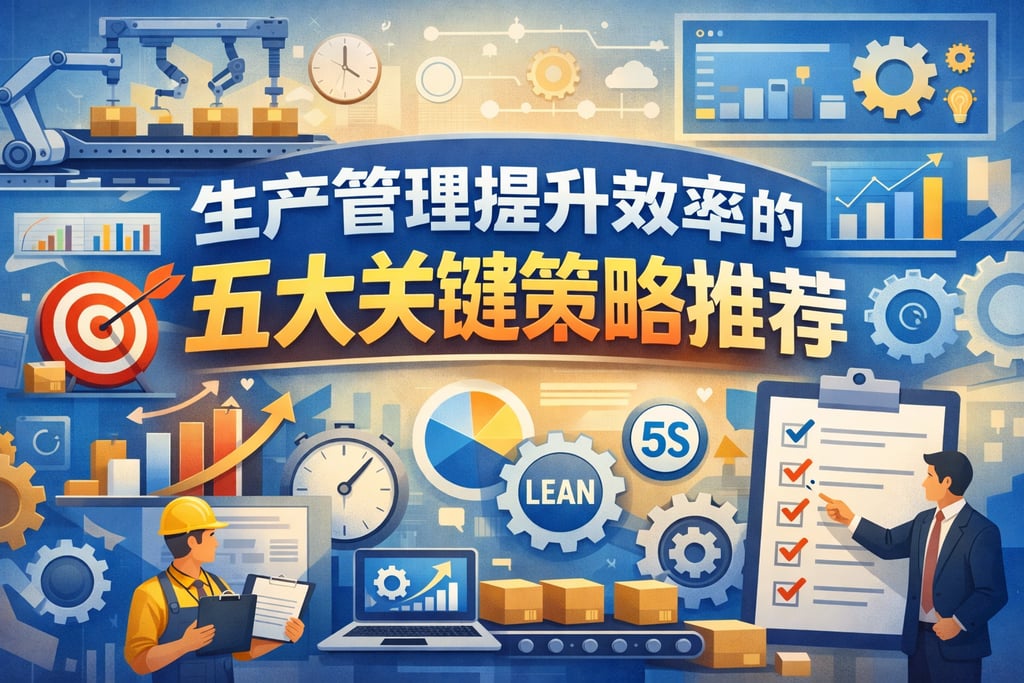 生产管理提升效率的五大关键策略推荐