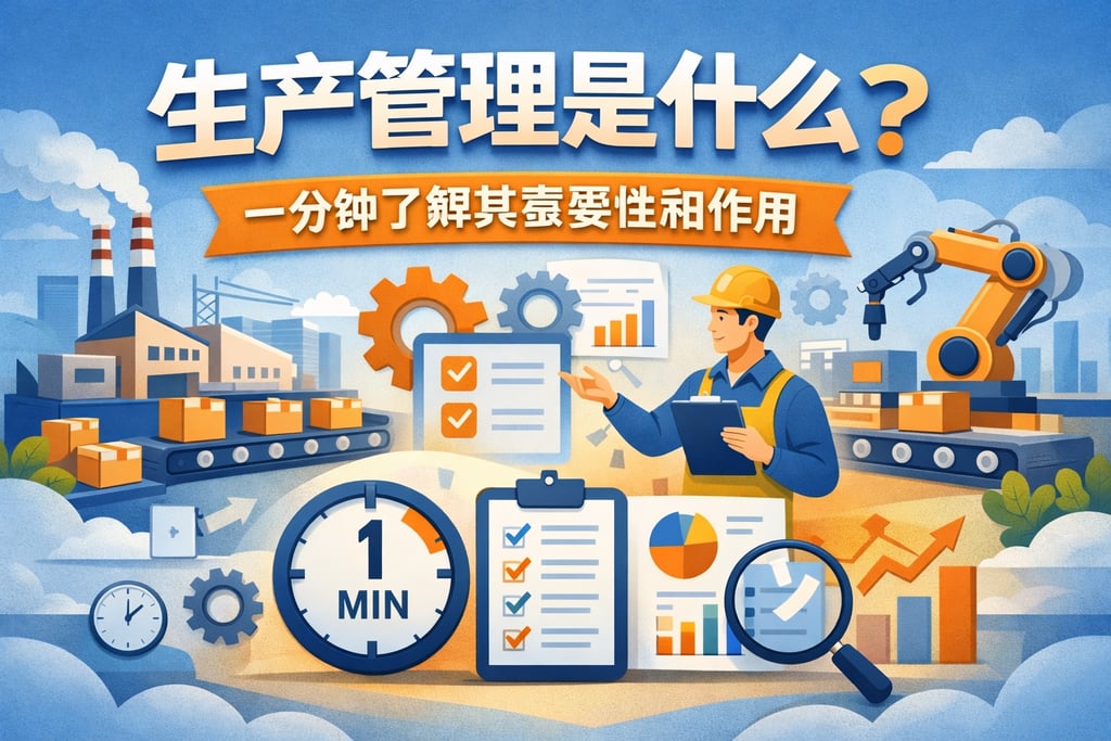 生产管理是什么？一分钟了解其重要性和作用
