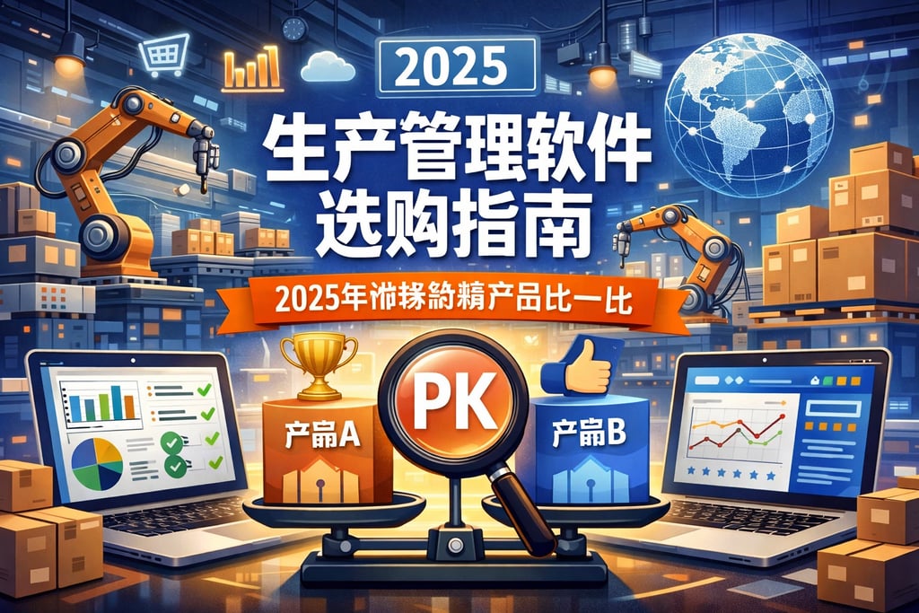 生产管理软件选购指南，2025年市场热销产品比一比