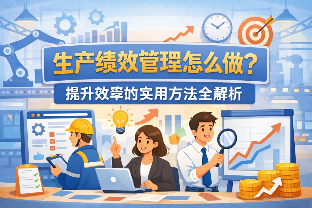 生产绩效管理怎么做？提升效率的实用方法全解析